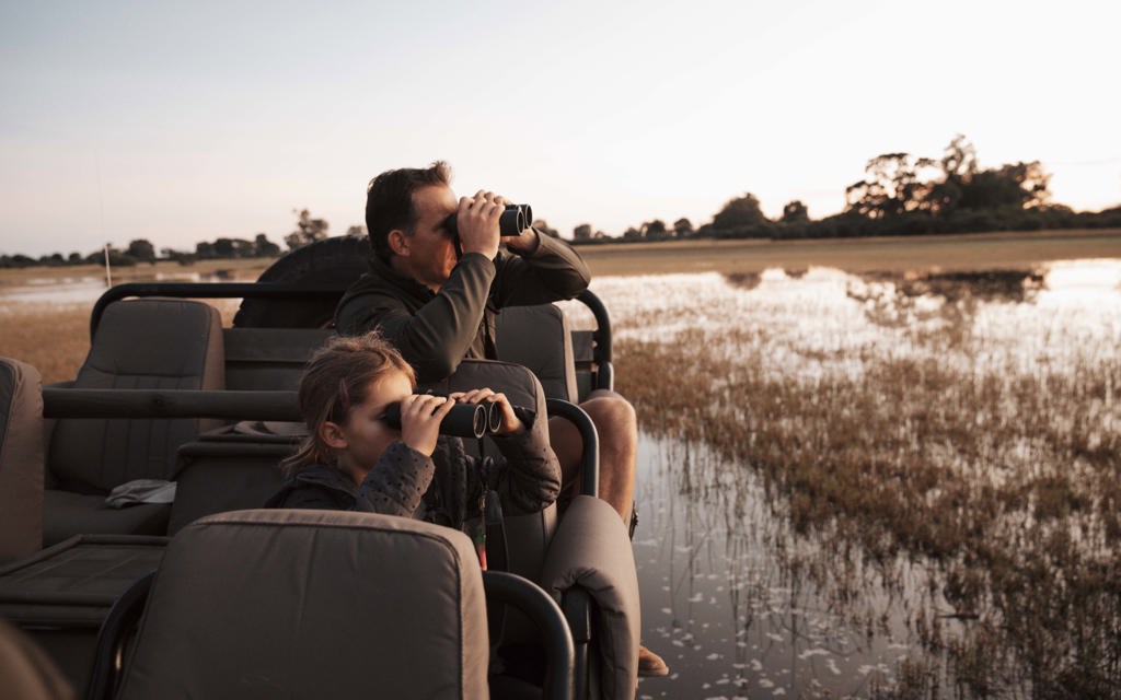 Wilderness Botswana Game Drive Vumbura Family
