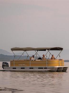 Boating on Lake Rwanyakazinga Akagera National Park from Wilderness Magashi