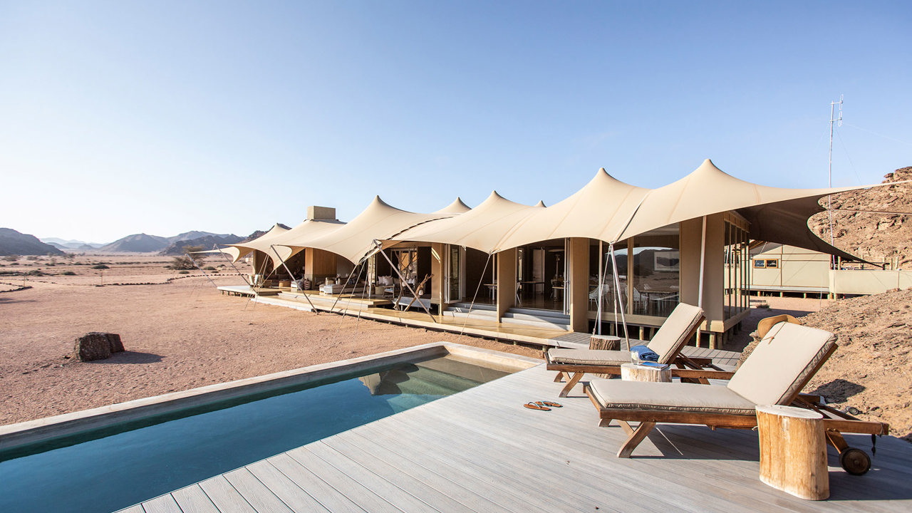 Wilderness Hoanib Skeleton Coast Namibia Accommodation Pool