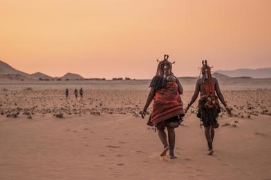 Himba Women Walk