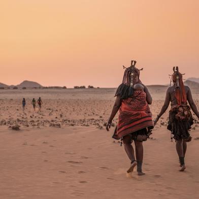 Himba Women Walk