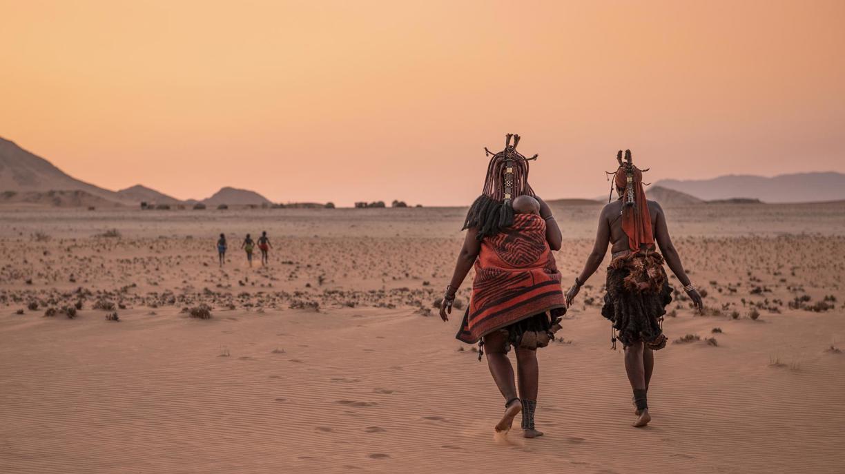Himba Women Walk