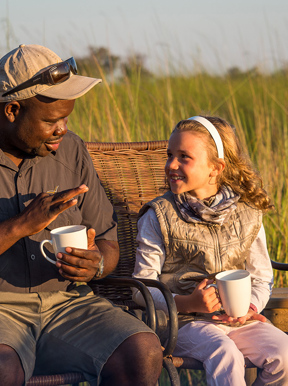 Little Vumbura Botswana Family Dining