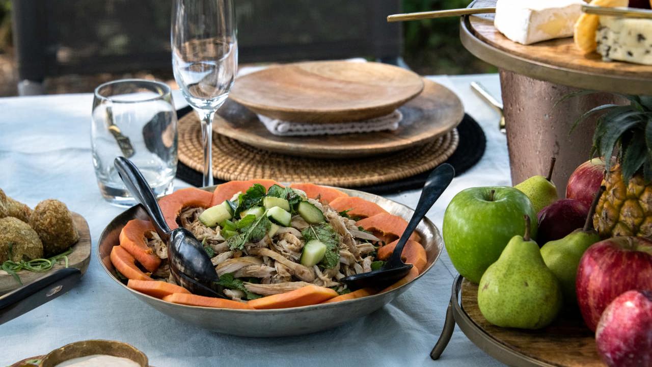 A tasty picnic spread at Wilderness Mombo