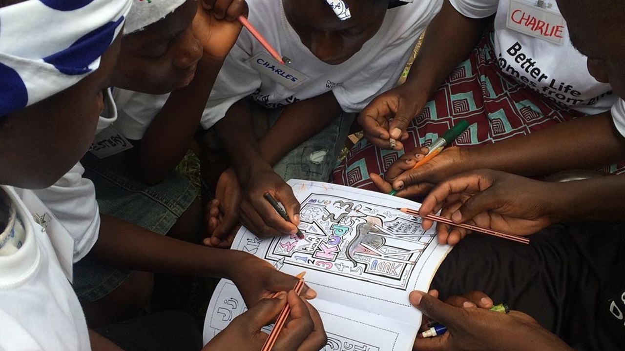 Children learning about conservation CITW