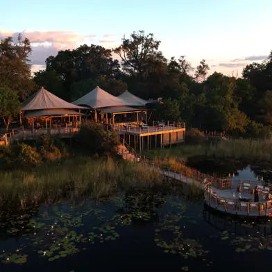 Wilderness DumaTau main area and jetty