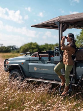 Discover the wilderness on a game drive in Botswana