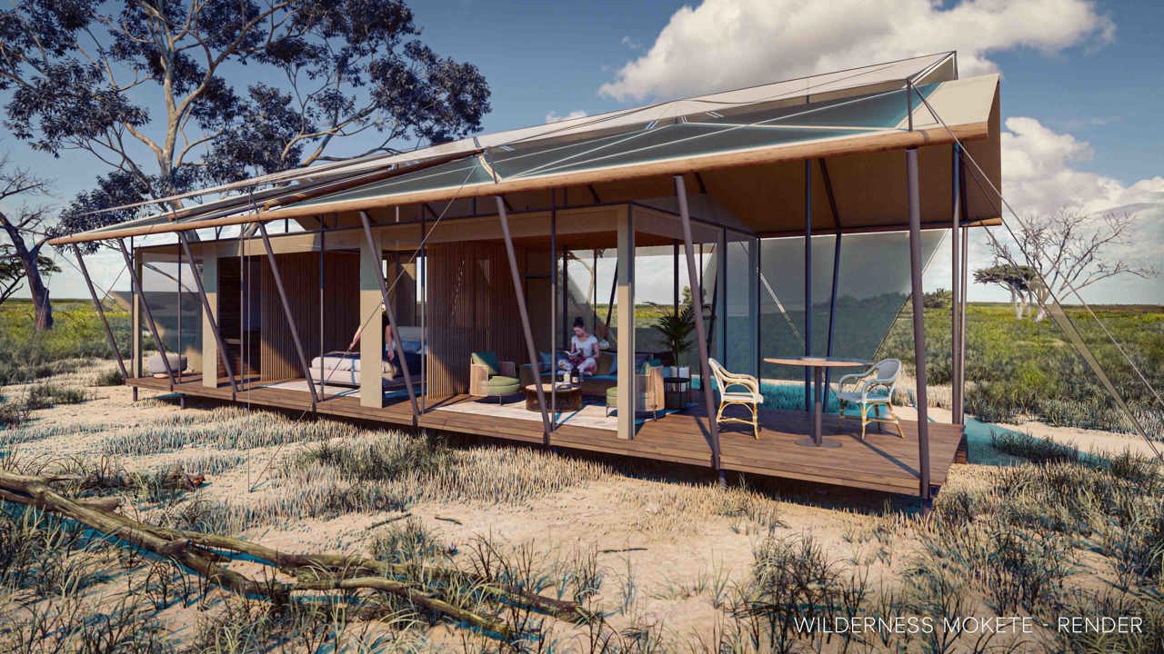Wilderness Mokete Guest Tent Render