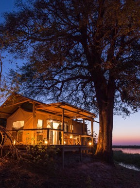 Wilderness Linyanti Tented Camp Botswana Accommodation Tent Exterior
