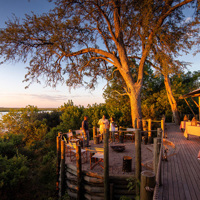Wilderness Dumatau Botswana camp Main Area