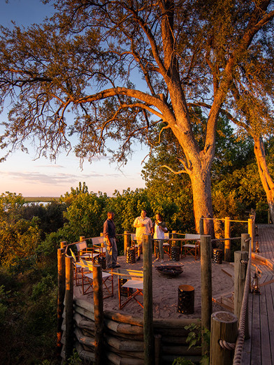 Wilderness Dumatau Botswana camp Main Area