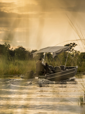 Vumbura Plains Botswana Activities Boating