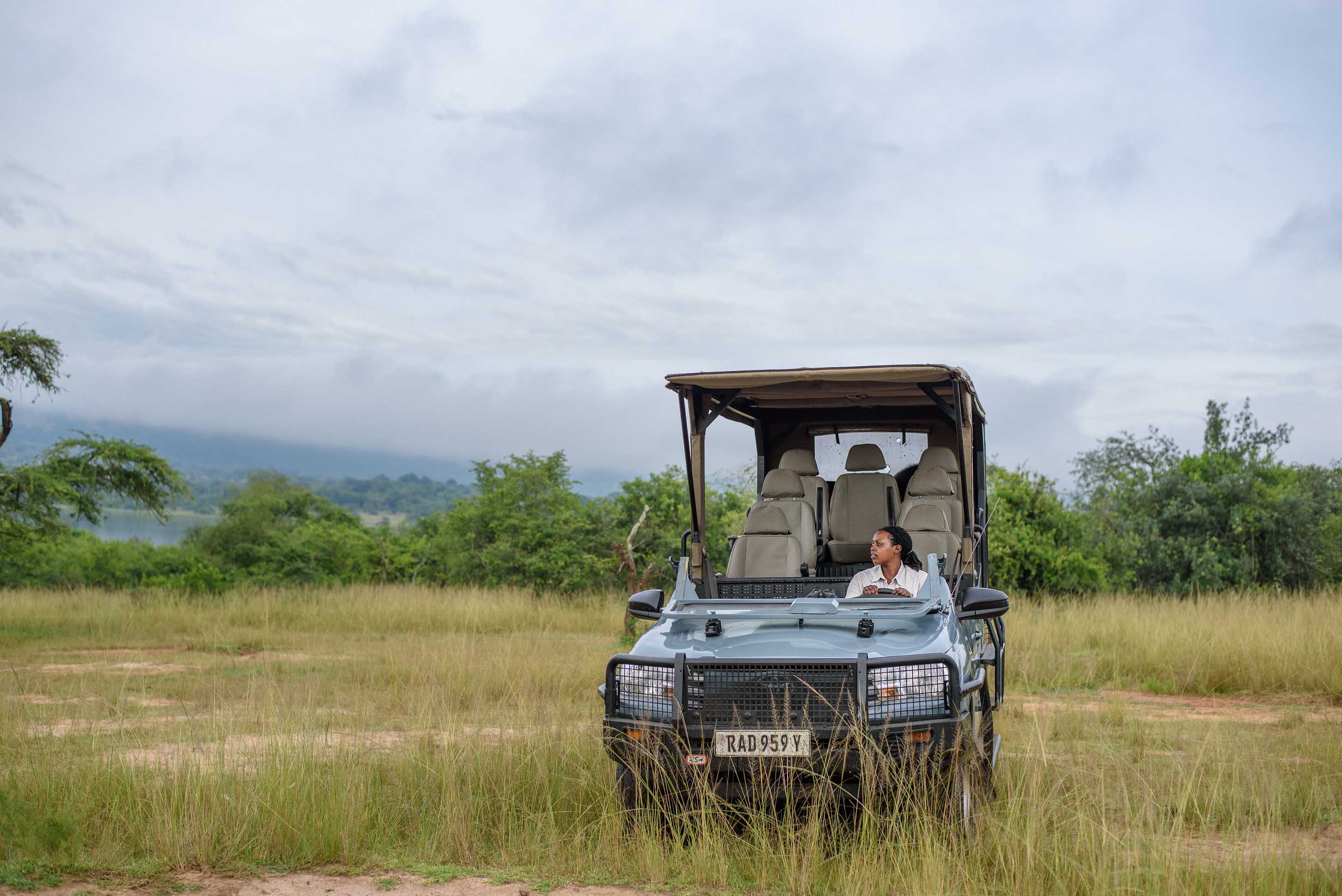 Wilderness Guide in vehicle World Ranger Day 