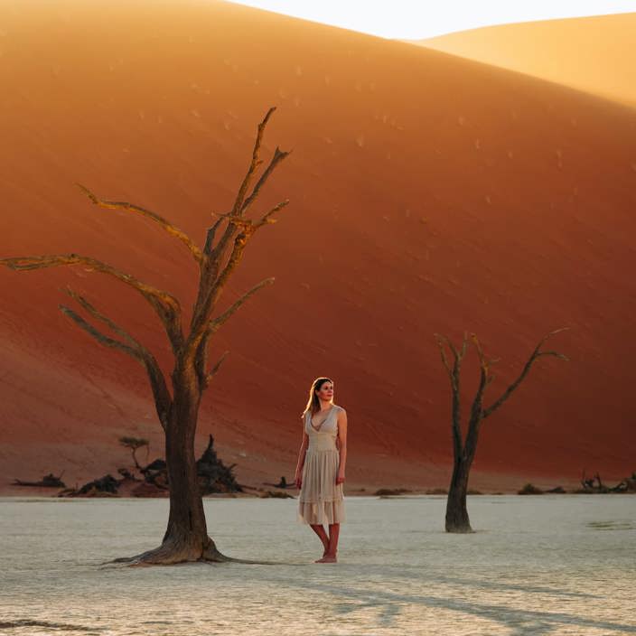 the breathtaking world renowned Dead Vlei is a natural wonder