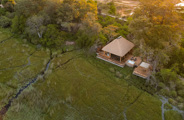 Vumbura Plains Botswana Camp Aerial View