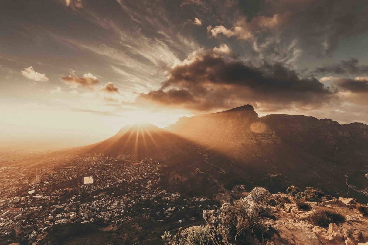 Guided hiking experience in Cape Town wilderness landscape