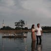 Sundowner drinks in Okavango Delta safari setting Wilderness Vumbura Plains