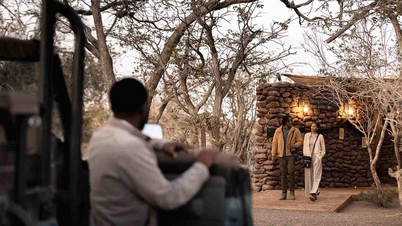 Guests getting ready for a nature drive Wilderness Namibia