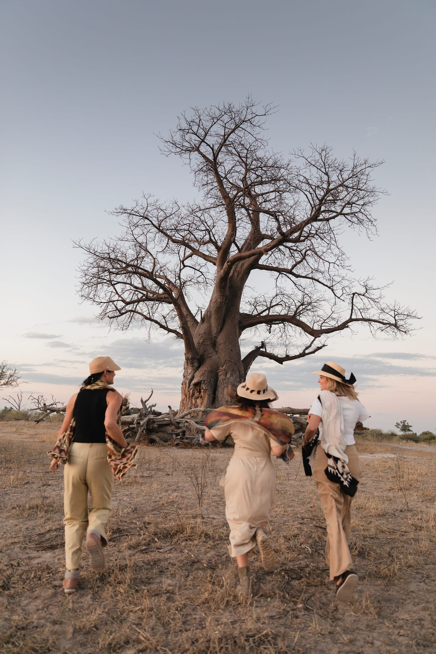 Guests enjoying the outdoors at Mombo