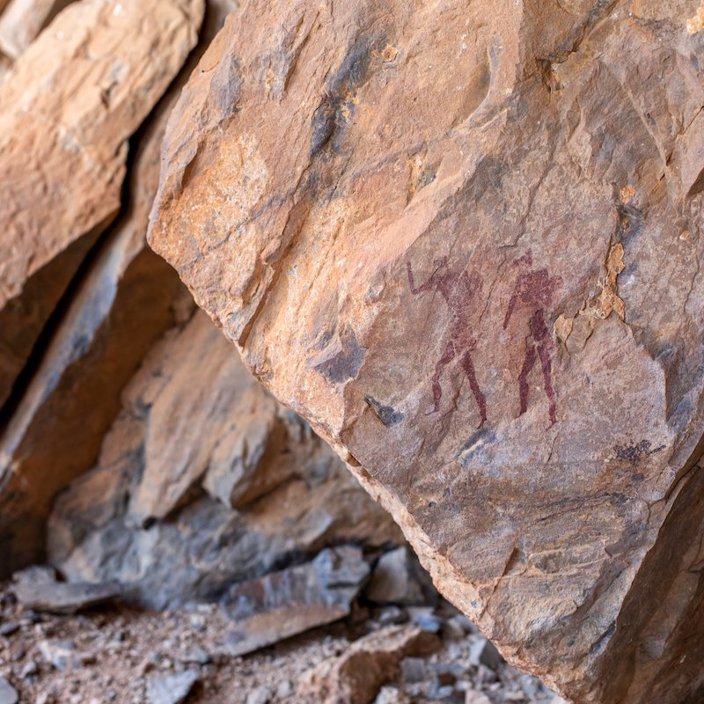 Rock art at Little Kulala