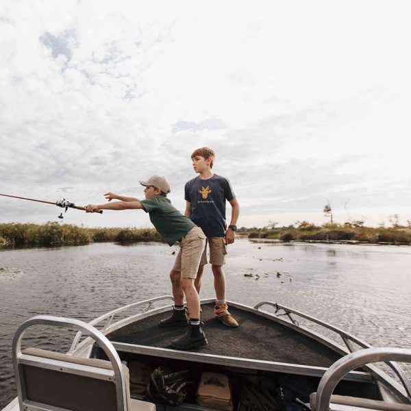 Wilderness Experiences Fishing catch and release