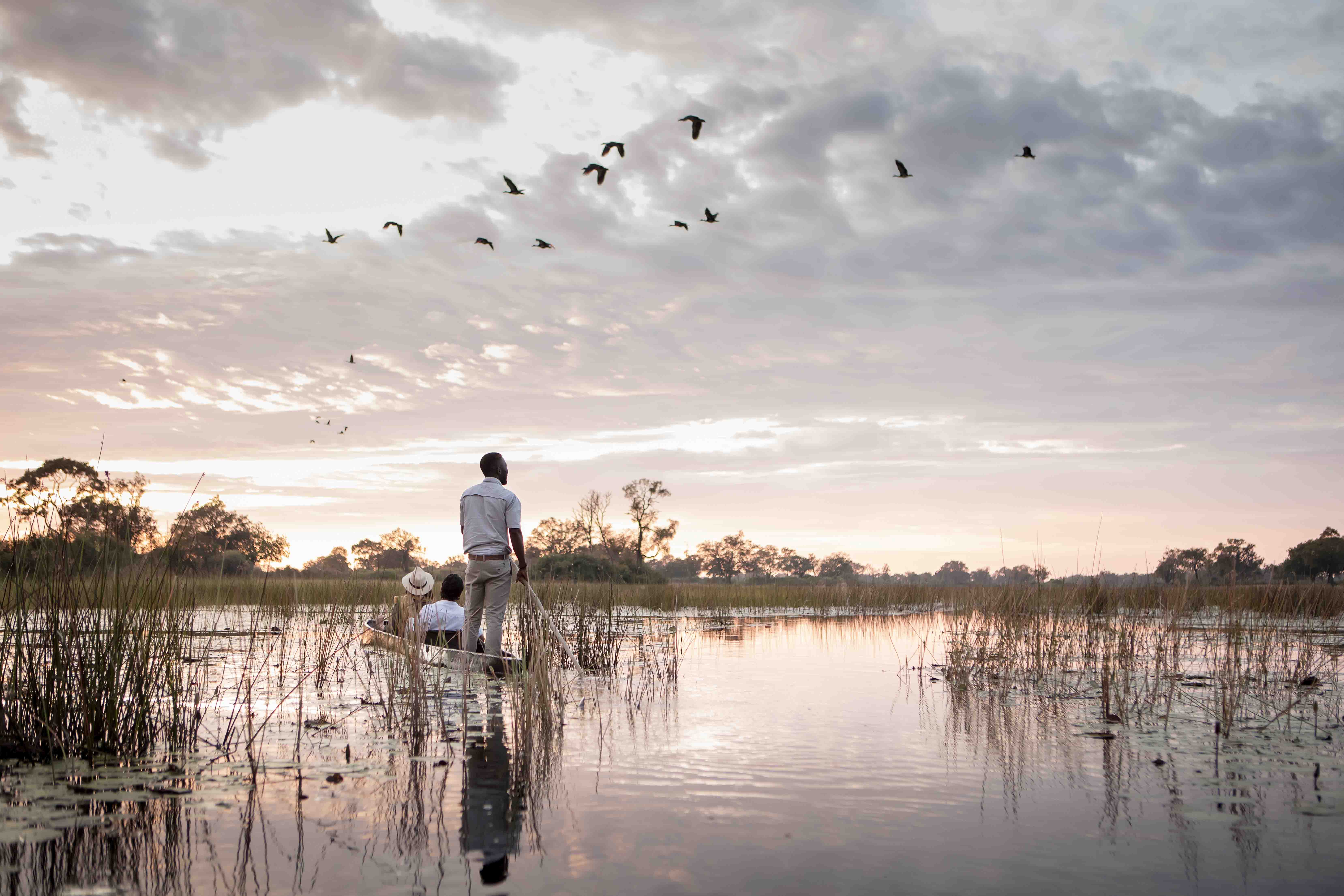 Wilderness Vumbura Plains Botswana Mokoro Activity